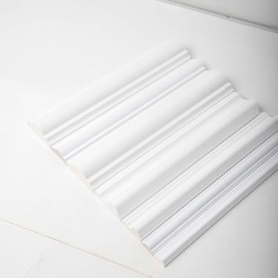 China Environmental friendly custom decorative line skirting board skirting line polystyrene waterproof plastic skirting board for sale