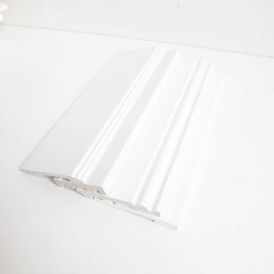 China White Waterproof Easy Installation PS Baseboard LED Light Guide Light Baseboard Styrofoam Polystyrene Foam Cornice Environmental Friendly Decoration Floor Home for sale