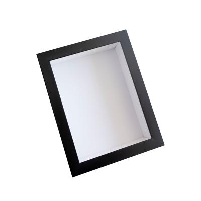 China Wholesale Custom White Wedding Retro Shade Picture Frame Photo Frame Floating Shade Frame for sale