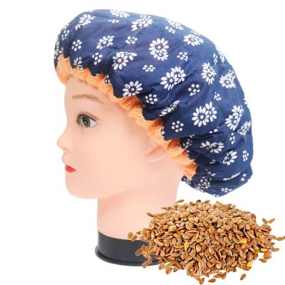 China Home/Salon/Hotel/Travel Heat For Hair Cap Microwavable Flax Seed Heat Cap Cordless Hair Cap for sale