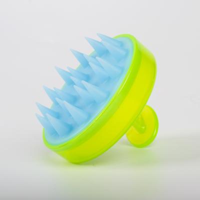 China Waterproof Shampoo Massager Brush Silicone Shampoo Brush Massaging Shampoo Brush for sale