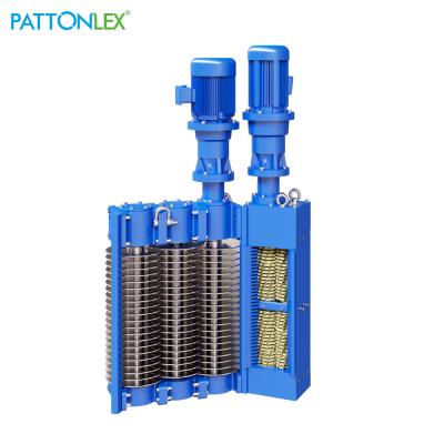 China Sewage and Sludge Treatment PATTONLEX Sewage Channel Crusher Twin Shaft Crusher for Prefabricated Pumping Station for sale