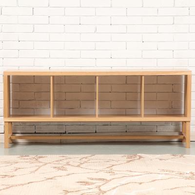 China Multifunctional Expandable Solid Wood Combination Bookcase Home Lattice Shelf for sale