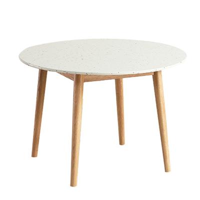 China Nordic Modern Minimalist Furniture Adjustable Round Household 6 Round Marble Top Dining Table (Height) Dining Table for sale