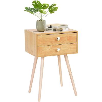 China Convertible Bedside Table Oak Bedside Bedroom Locker Nordic Solid Wood Triangle for sale