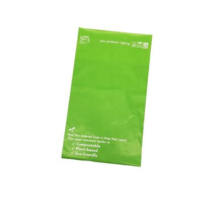 China BIODEGRADABLE Green Self Adhesive Seal Bags Compostable Bags 100% Biodegradable for sale