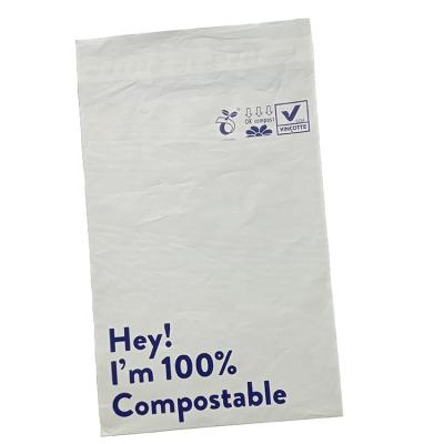 China 100% BIODEGRADABLE PLA+PBAT Self Adhesive Seal Compostable Bags Biodegradable Packaging Bags for sale