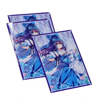 China Factory Supplier 61mm 91mm OPP VMPET CPP Recyclable Game Card Sleeves for sale