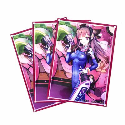 China 61mm 62mm 91mm OPP VMPET CPP Game Card Recyclable Cute Sexy 91mm Sleeves for sale