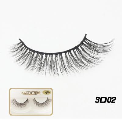 China 2022 Times Hot Wholesale Natural Mink Eyelash Silk Lashes 3D 15mm False Length 3d False Eyelashes 15-20 Pack Customized for sale