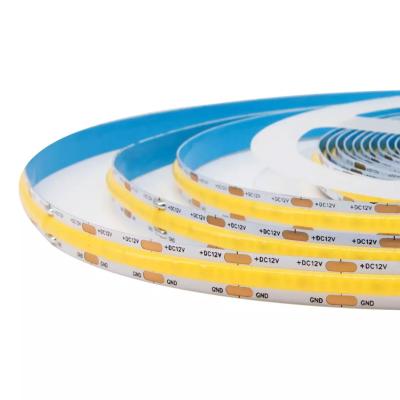 China Room 528LEDs/M Tape Light 16.4ft COB LED Strip 4000K High Density CRI 90+ Cabinet COB FOB Flexible Strip Lights for sale