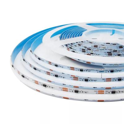 China WS2811 720Leds/M Residential Full Color Remote Control Magic Digital Flexible Cob Led Strip Fcob Smart Strip Dreamcolor RGBIC for sale