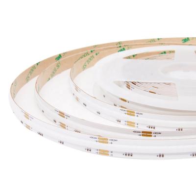 China Residential DC12V/24V For Holiday Party Flexible Strip Lights 5M RGB FCOB 840LEDs/m Linear COB LED Strip Light for sale