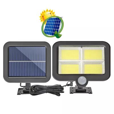 China ROAD Outdoor Motion Sensor Solar Lights Waterproof Security Light 120 Wide Angle Lighting Bright Wall Lamp for sale