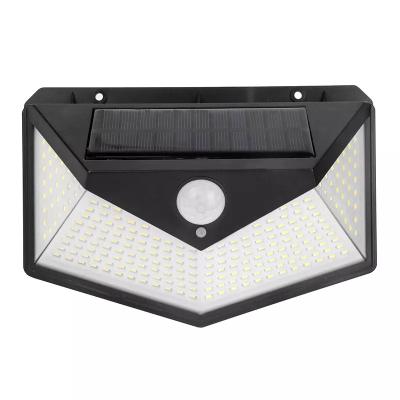 China Solar Garden 136 LED Security Lights 270 3 Modes Motion Sensor Wide Angle Solar Powered Lights Waterproof Solar Wall Light for sale