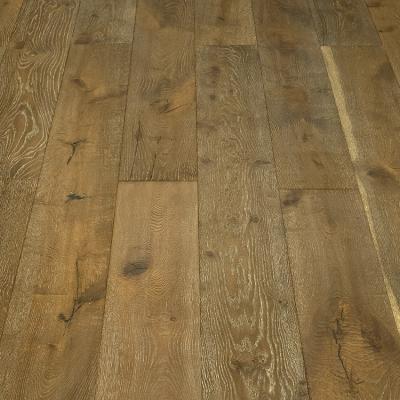 China Best Price Traditional Engineered White Oak Dark Smoke Engineered Hardwood Flooring for sale