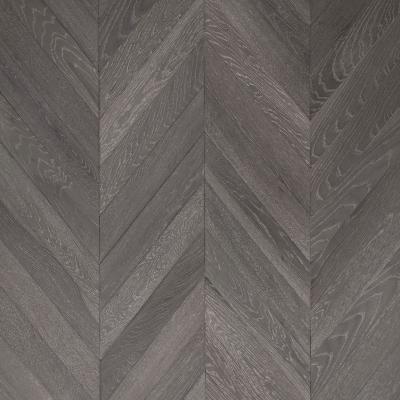 China Laminate Flooring Traditional High Quality White Oak Wash Herringbone Dark Floor Panel for sale