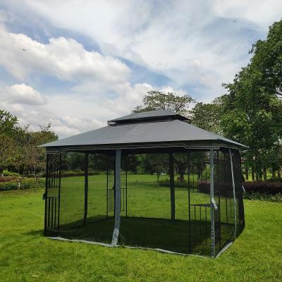 China Water Resistant Outdoor Gazebo BBQ Garden Tent Roman Gazebos 13x10Ft Stock Steel Gazebos USA Manufacture for sale