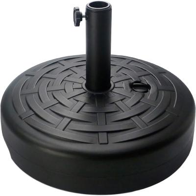 China Modern Most Popular Lightweight Portable Plastic Patio Water Injection Umbrella Round Base for sale