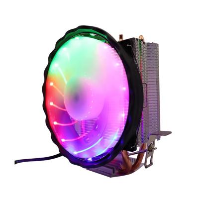 China Colorful Factory Price RGB LED Light PC Gaming CPU Heatsink Cooling DC Fan for sale