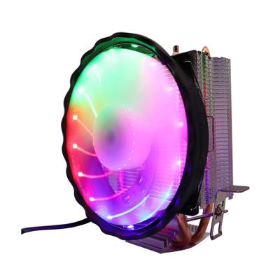 China CPU Sale Like Hot Cakes 2 Heat Pipes RGB Copper RGB Fans Led Lights CPU Heatsink 120mm RGB CPU Cooler For Computer pc computer for sale