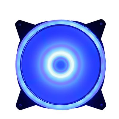 China Computer Case 14cm Computer Gaming Case Fan Fixed Colorful LED Light PC Fan Fan 38PCS SMLED Quiet Blue Best Quality for sale