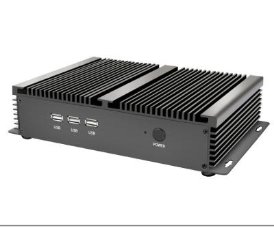 China For Gaming Industrial Mini Pc i3 i5 i7 6-12th gen barebone 2 COM 2 Lan Fanless Barebone IPC HTPC POS Computer IPC win 10 for sale