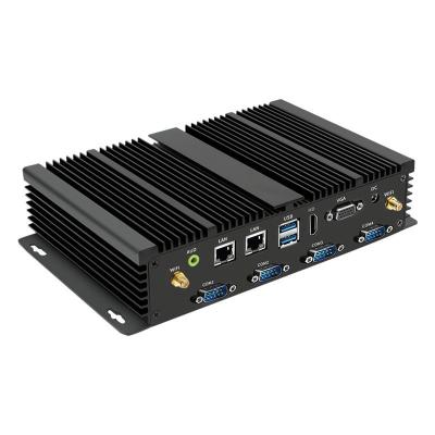 China For Gaming Cheap Micro Computer 2955u i3 i5 i7  Dual LAN 2 &6 COM RS232 rs422 rs485 WIFI 4G SIM card mini pc computers for sale