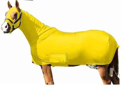 China Comfortable Durable Casting Slicker Full Body Suit With Full Zipper Lycra Horse Cover for sale