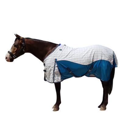 China Cheap And Great Value Polyester / Cotton Summer Horse Blanket Comfy Ripstop With Mesh Summer Horse Blanket Only for sale