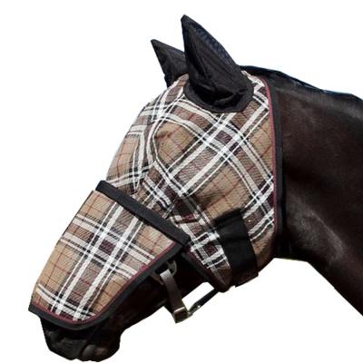 China Durable Warm Face Fly Equestrian Horse Equipment Winter Horse Fly Veil for sale