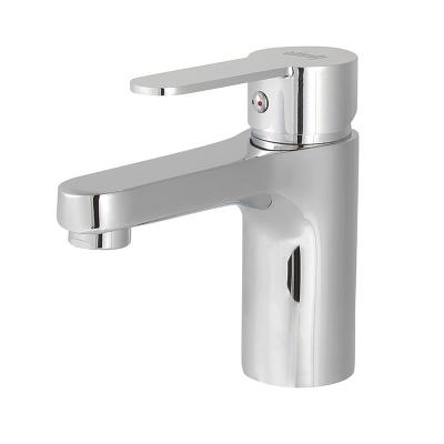 China Modern Metal Faucet Water Faucet Water Faucet Sensor Wash Hot Cold Silver Automatic Deck Mounted Basin Mixer 20AA5003400 for sale