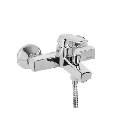 China Without Slide Bar High Quality ABS Plastic Faucet Bathtub Water Mixer Cold Hot Water Tap With Shower Chrome Plated 20MD5203400 for sale