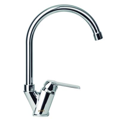 China Factory supply modern luxurious plastic kitchen faucet single hole hot and cold water basin mixer 20MD5603400 for sale