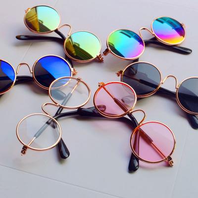 China Wholesale Viable Glass Sunglasses Plastic UV Protection Pet Cat Dog Sunglasses for sale