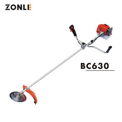 China Professional Tools 2-Stroke Gasoline Brush Cutter 63cc DC Motor Grass Trimmer for sale