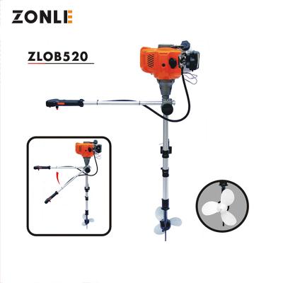 China Big Power 52cc 1600w ZLOB520 Drilling Rig Gasoline Earth Auger for sale