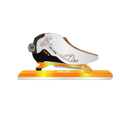 China Fashion\long track customized comfortable\durable racing professional handmade ice skates carbon fiber ice speed skates for sale