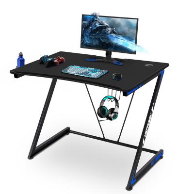 China Ergonomic Convertible Gaming Computer Desk, Home Office Gaming Z Shaped Desk for sale