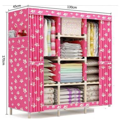 China Durable Hot Selling Modern Various Wardrobe Closet Models Folding Canvas Wardrobe Racks for sale