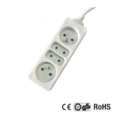 China NF CE Certificate 1.5m extension socket with Euro Plug for sale