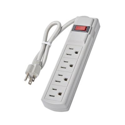 China 4 outlet Power Strip and Extension Socket With 15A Circuit Breaker Surger Protector for sale