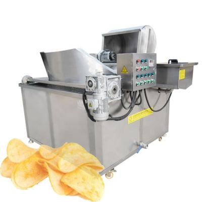 China Automatic Potato Spiral Fryer Factory Supply Factory Production Automatic Spring Potato Chips Deep Fryer for sale