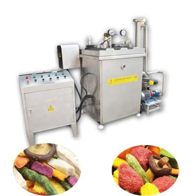 China Factory price fruit and vegetable chips vacuum frying machine for sale