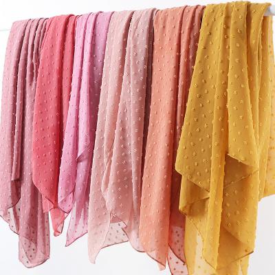 China Economical Latest Long Quality Chiffon Hijab Scarf Shawls for sale