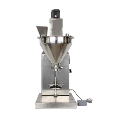 China Semi Automatic Small Table Top Food Dry Cosmetic Milk Sachet Chemical Powder Weighing Dosing Filling And Bottle Packing Machine for sale