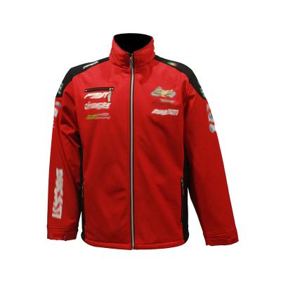 China Outdoor Sports Waterproof Motorcycle Jacket Men Upgraded Softshell Red Male Outwear for sale