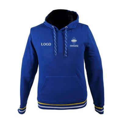 China Blue Outdoor Fashion Casual Gym Hiking Customized Logo Sweatshirts Mens Hoodies Streetwear for sale