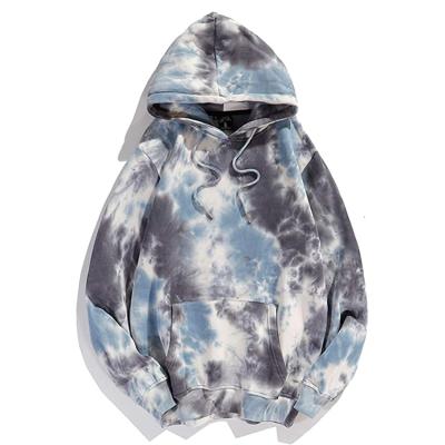 China Tie Dye Oversized Mens Pullover Hoodies Sweatshirts Custom Hoodie Printing Streetwear for sale