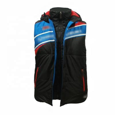 China Custom Logo Warm Winter Sleeveless Sports Vest Padded Puff Tanks For Outdoor for sale